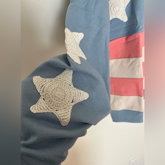 Free People x Tricia Fix Stars and Stripes Sweatshirt - Picture 8 of 11